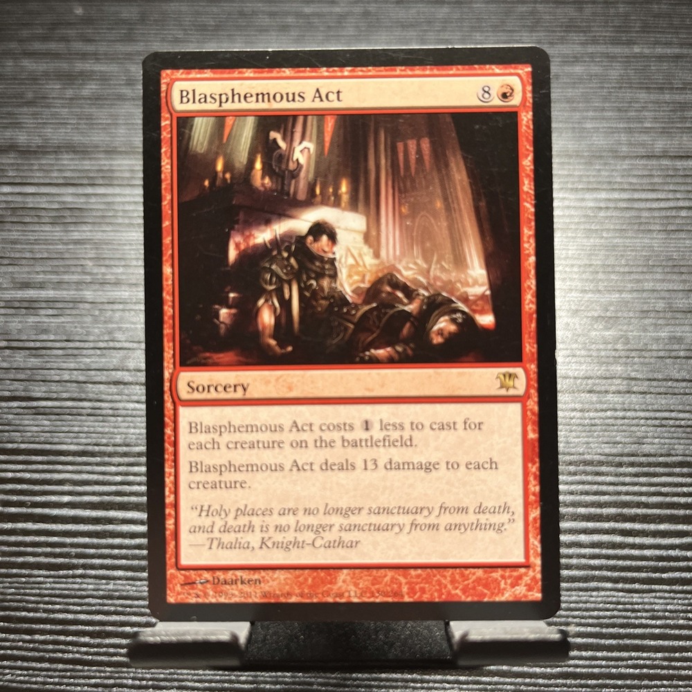 MTG Blasphemous Act‎ Innistrad Magic the Gathering LP